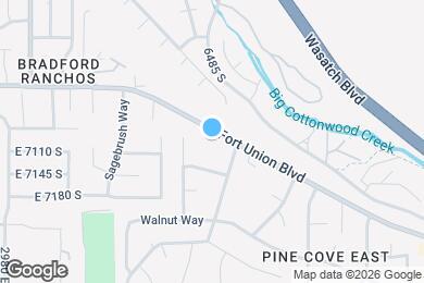 Map image of the property - 3298 E Fort Union Blvd