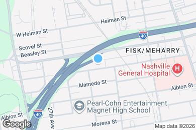 Map image of the property - 2416 Meharry Blvd