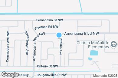 Map image of the property - 486 Catalina Ave