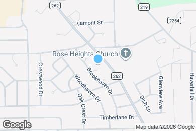 Map image of the property - 2110 Inwood Cir