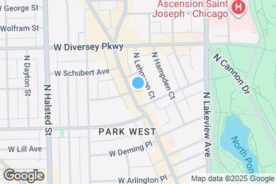 Map image of the property - 2635 N Clark St