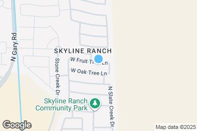 Map image of the property - 735 W Fruit Tree Ln