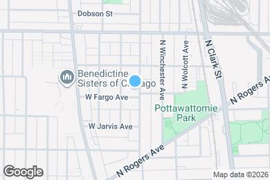 Map image of the property - Rogers Park Apartments