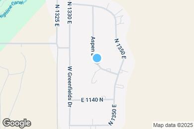 Map image of the property - 1162 N 1340 E