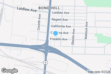 Map image of the property - 1226 Franklin Ave