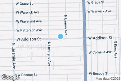 Map image of the property - 4921 W Addison St