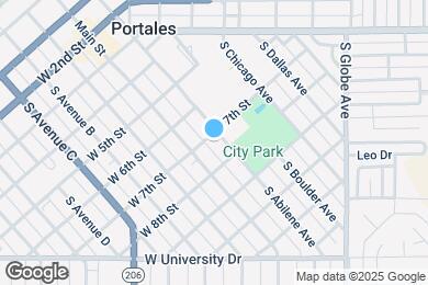 Map image of the property - 704 S Abilene Ave