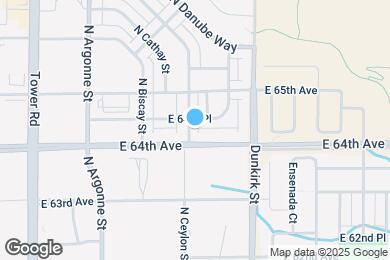 Map image of the property - 6418 N Ceylon St