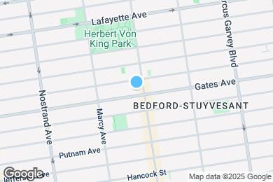 Map image of the property - 547 Gates Ave