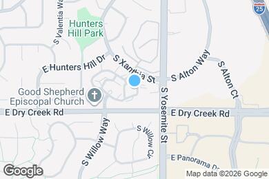 Map image of the property - 8747 E Dry Creek Rd