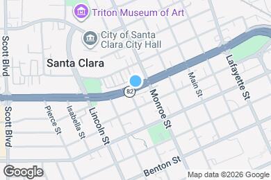 Map image of the property - 1368 El Camino Real