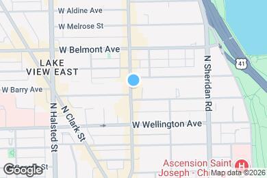 Map image of the property - 3121 N Broadway