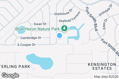 Map image of the property - 1811 E Cooper Dr