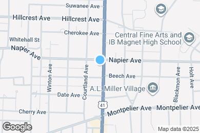 Map image of the property - 1145 Pio Nono Ave