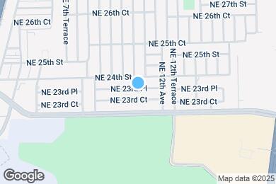 Map image of the property - 1050 NE 23rd Pl