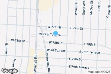 Map image of the property - 111 W 77th Ter