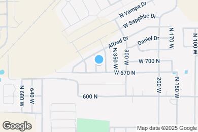 Map image of the property - 686 N 410 W