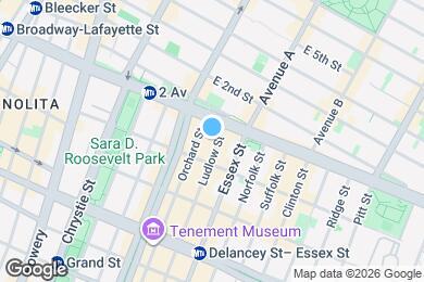 Map image of the property - 175 Ludlow St