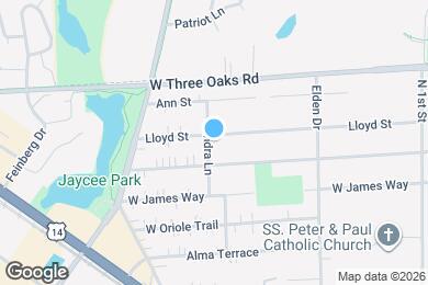 Map image of the property - 815 Sandra Ln