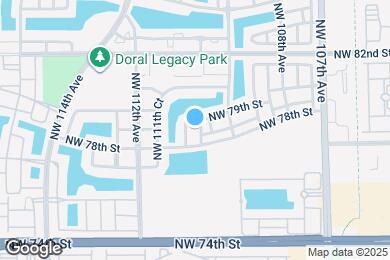 Map image of the property - 7862 NW 109th Path