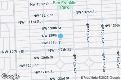 Map image of the property - 12825 NW 13th Ave