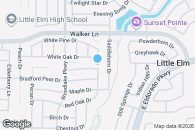 Map image of the property - 2361 Live Oak Dr