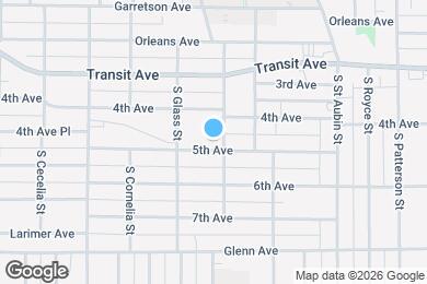 Map image of the property - 3607 5th Ave