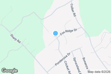 Map image of the property - 1201 Fox Ridge Dr