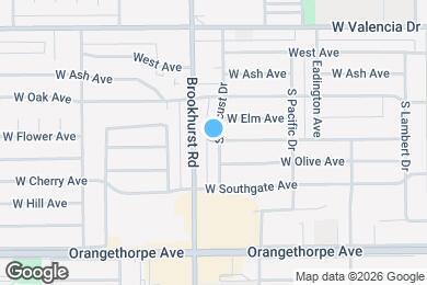 Map image of the property - 801 S Locust Dr