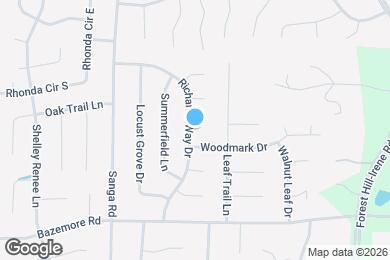 Map image of the property - 318 Richards Way Dr