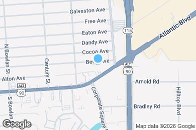 Map image of the property - 9038 Berry Ave