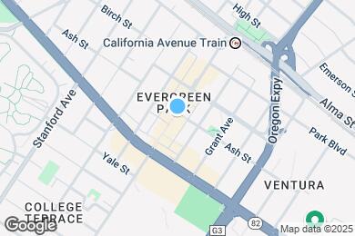 Map image of the property - 411 California Ave