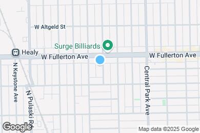 Map image of the property - 2338 N Ridgeway Ave