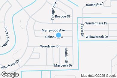 Map image of the property - 555 Oakshire Ln