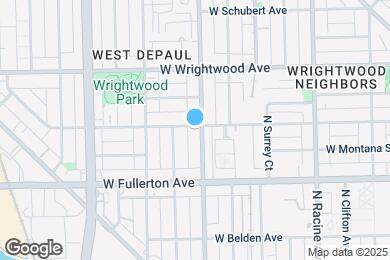 Map image of the property - 1401 W Altgeld St