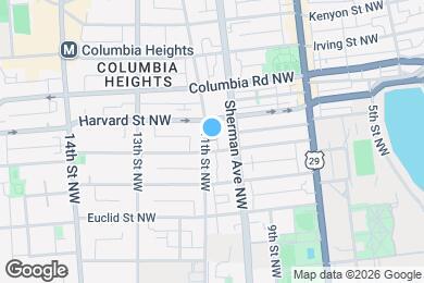 Map image of the property - 2811 11th St NW