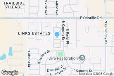 Map image of the property - 1130 E Coppola St