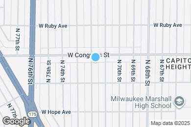 Map image of the property - 4354 N 72nd St