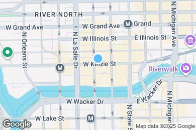 Map image of the property - 91 W Kinzie St