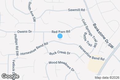 Map image of the property - 2450 Horseshoe Bend Rd