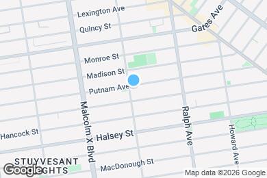 Map image of the property - Massive 3 Bed (Flex 4 Bed) 3.5 Bath Duplex with Private Backyard in Bed-Stuy