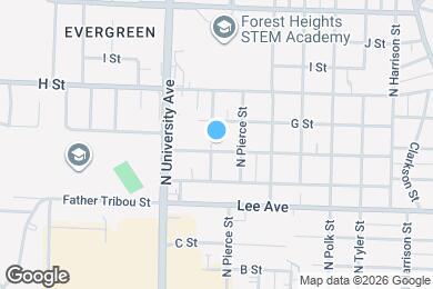 Map image of the property - 701 N Buchanan St