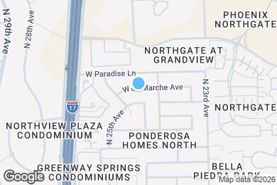 Map image of the property - 2407 W Le Marche Ave