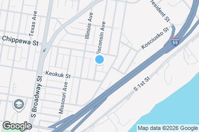 Map image of the property - 3828 Wisconsin Ave