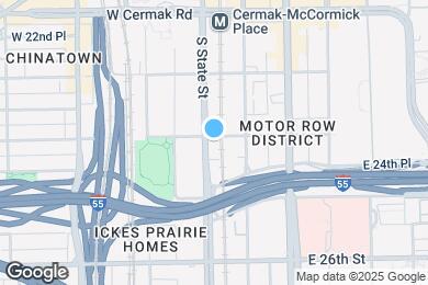 Map image of the property - Mccormick Coliving Chicago