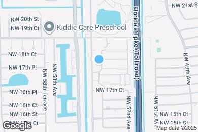 Map image of the property - 1801 NW 54th Terrace
