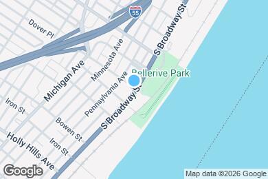 Map image of the property - 5803 S Broadway