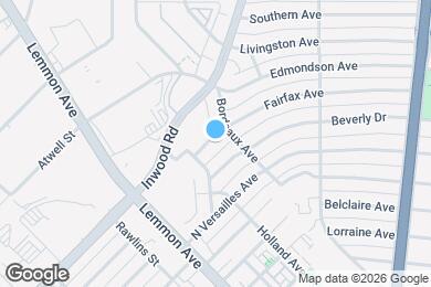 Map image of the property - 3720 Fairfax Ave