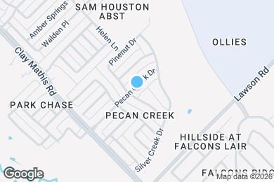 Map image of the property - 2064 Pecan Creek Dr