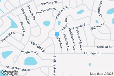 Map image of the property - 1193 Sanger Ave